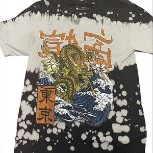 Dragon tie dye tunic top